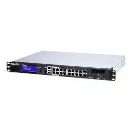 QNAP QGD-1600P - Commutateur - intelligent - 4 x 10 - 100 - 1000 (PoE++) + 10 x 10 - 100 - 1000 (PoE+)... (QGD-1600P-8G)_2